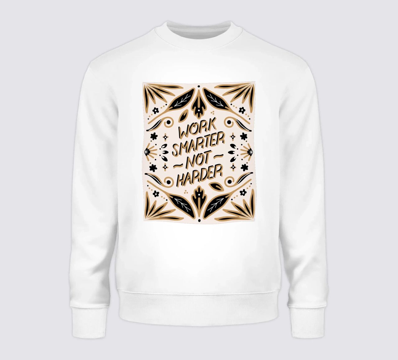 Work Smarter Not Harder Sweatshirt von anisillustration