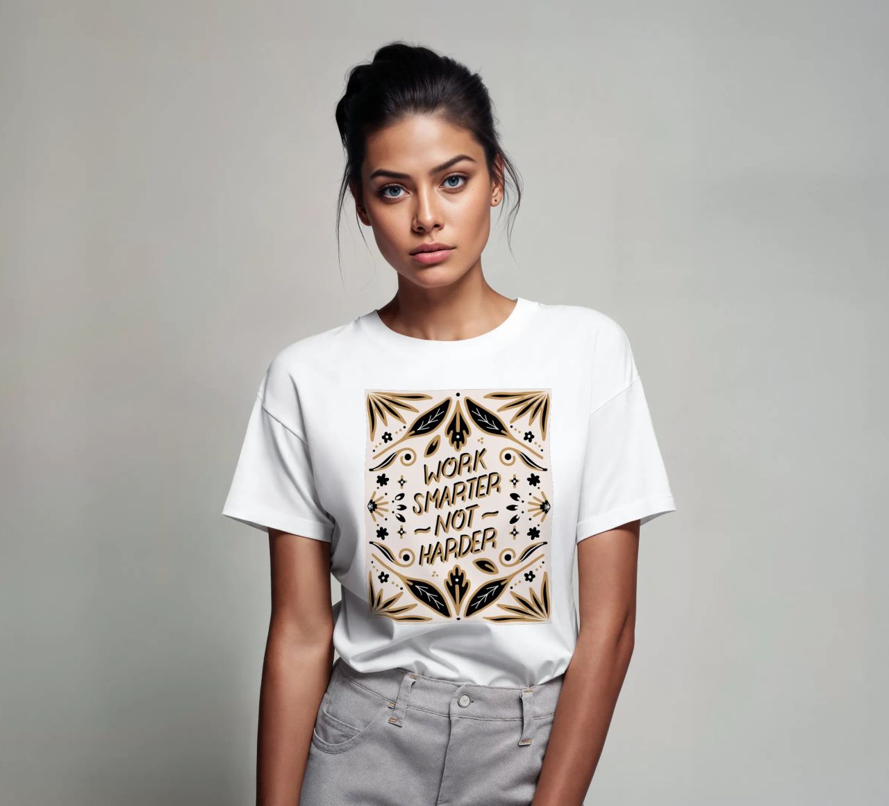 Work Smarter Not Harder t-shirt da anisillustration