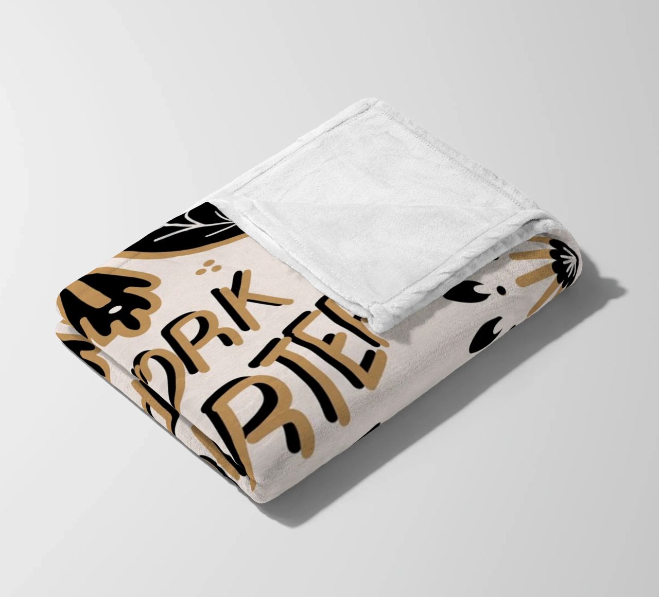 Work Smarter Not Harder Fleecedecke von anisillustration