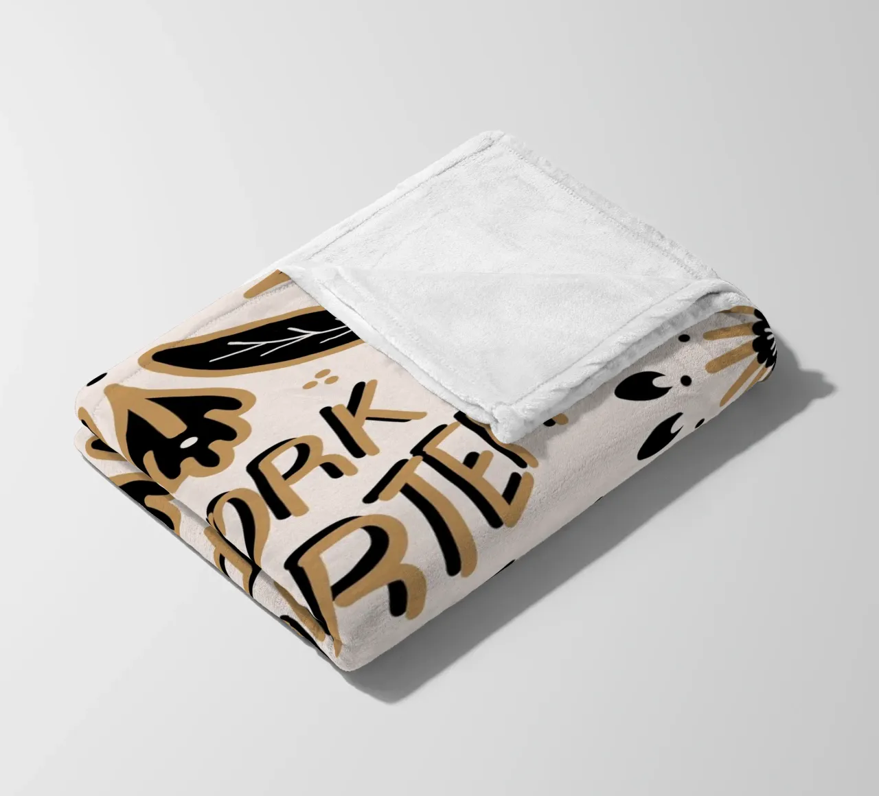 Work Smarter Not Harder coperta in pile da anisillustration