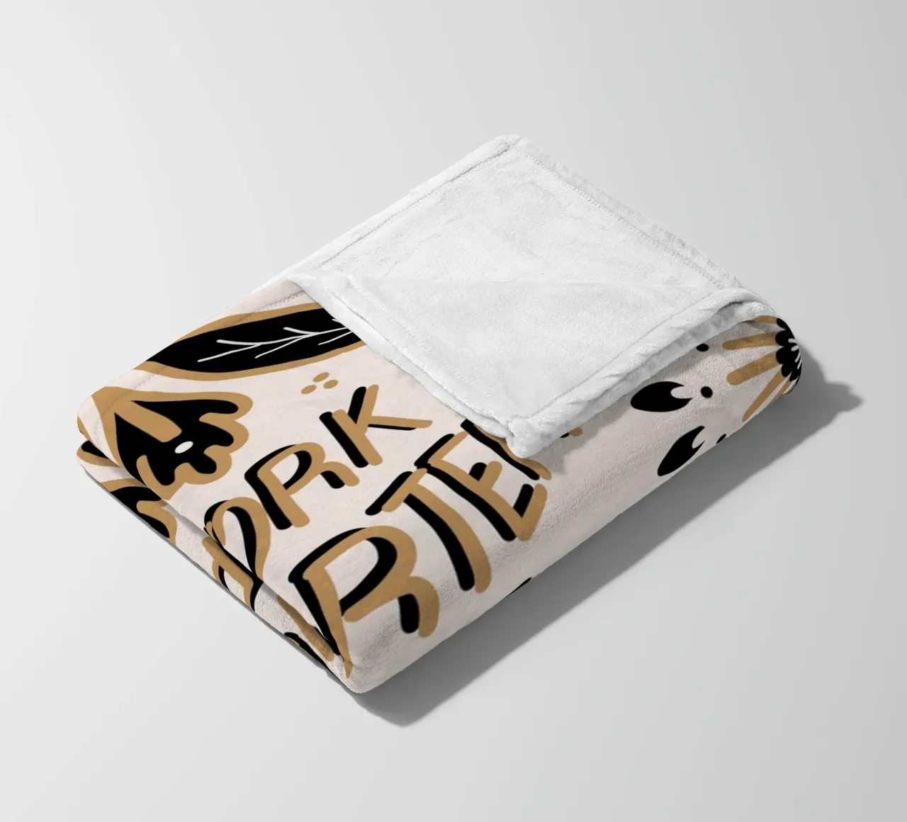 Work Smarter Not Harder coperta in pile da anisillustration