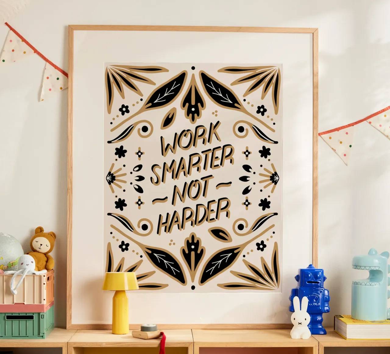 Work Smarter Not Harder carta hahnemühle da anisillustration