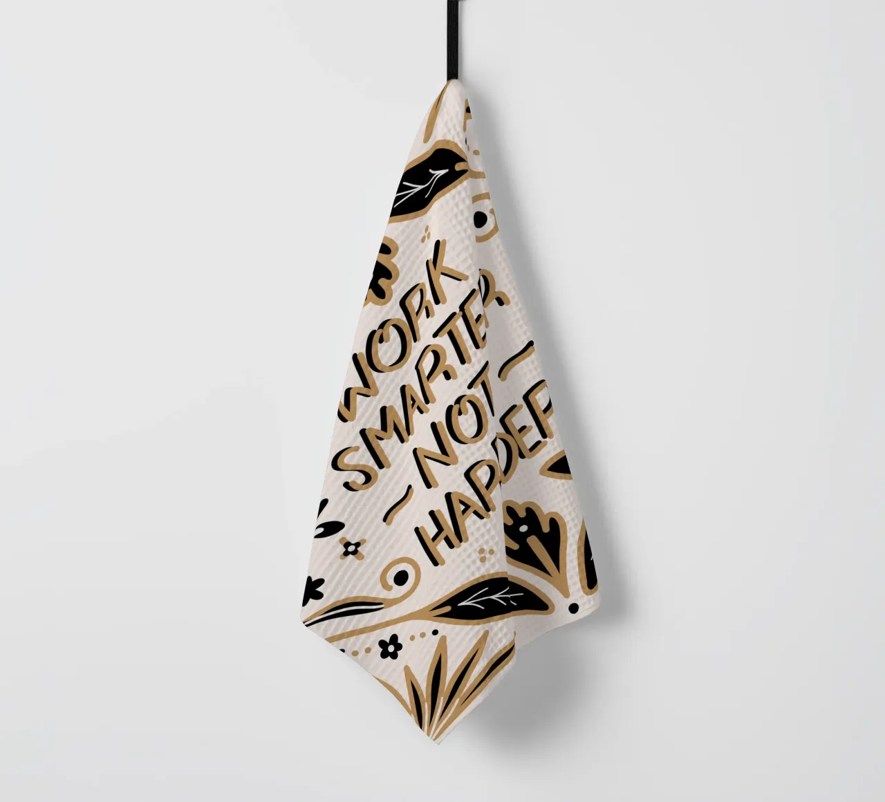 Work Smarter Not Harder canovaccio da cucina da anisillustration