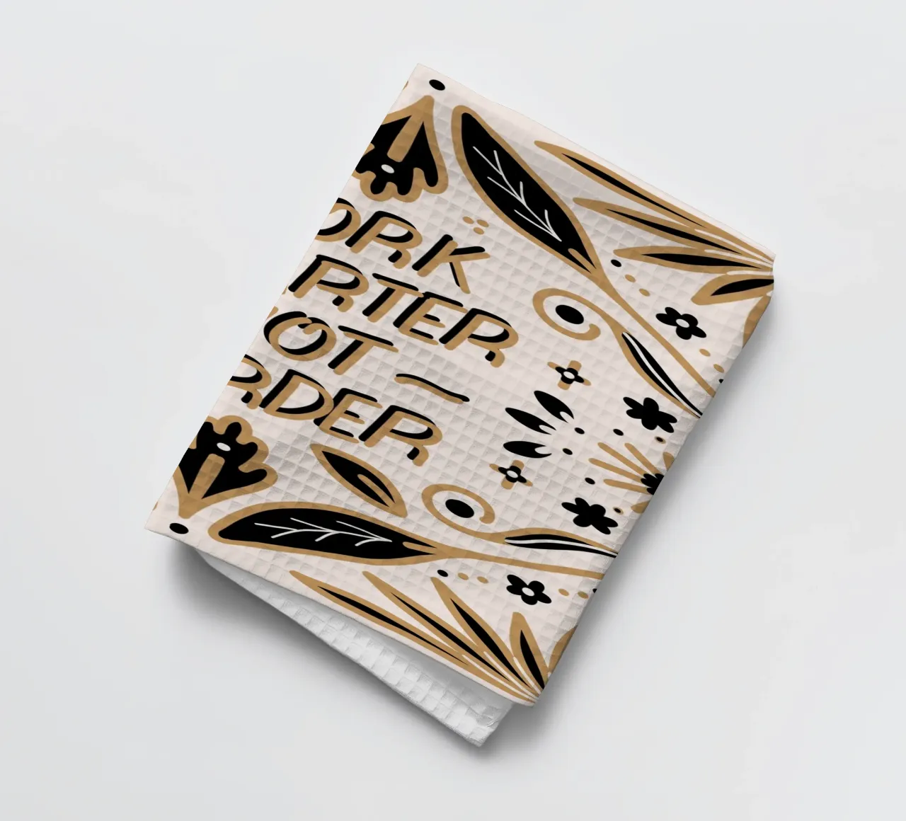 Work Smarter Not Harder canovaccio da cucina da anisillustration