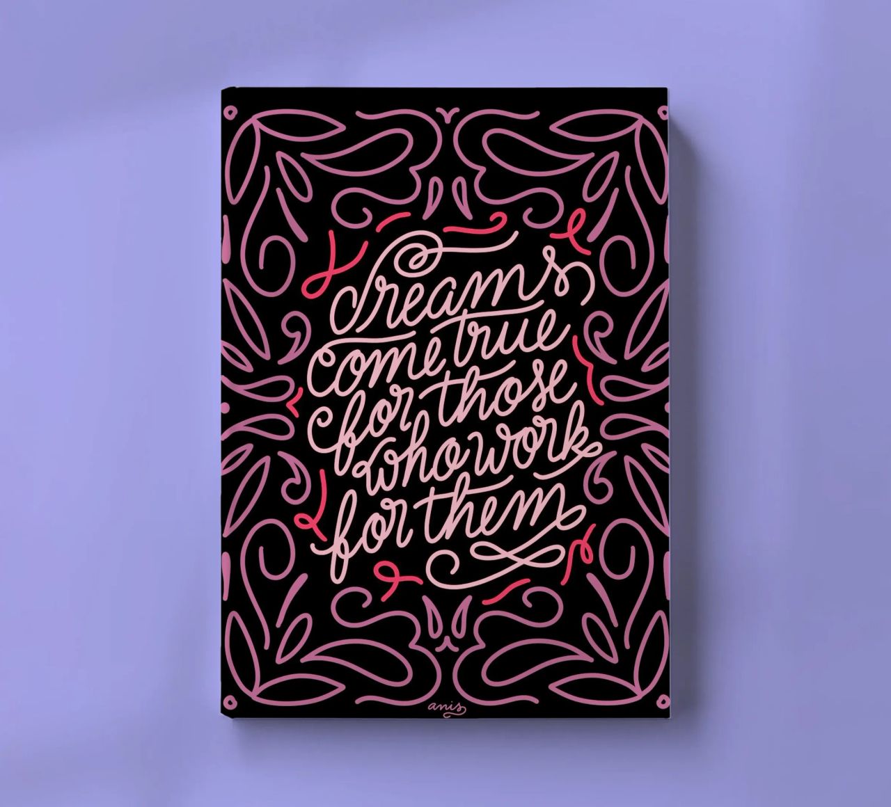 Dreams Come True notebook by anisillustration