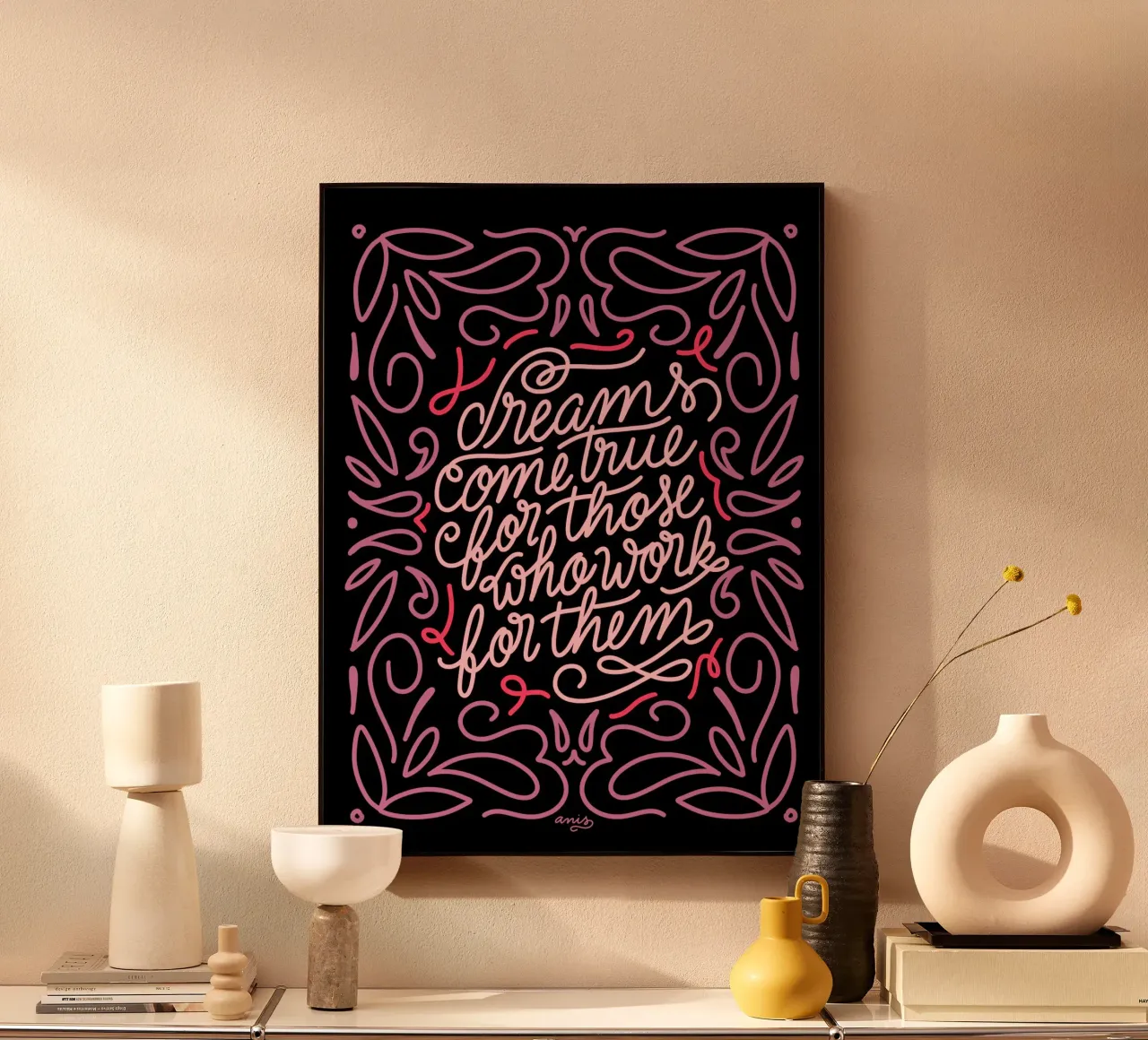 Dreams Come True alluminio dibond da anisillustration