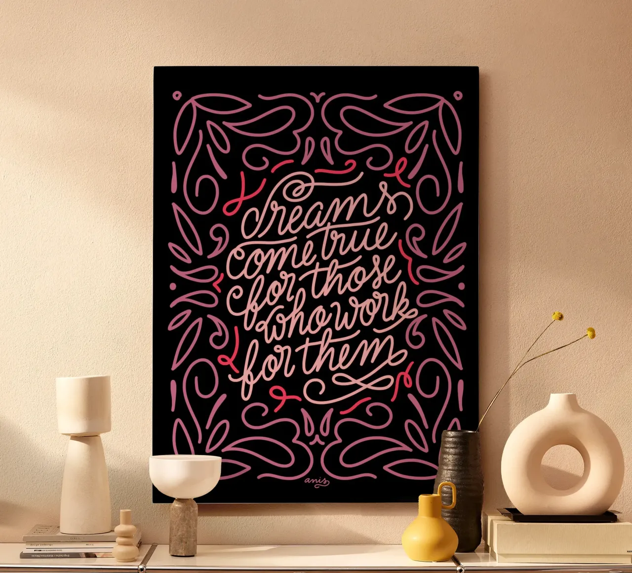 Dreams Come True alluminio dibond da anisillustration
