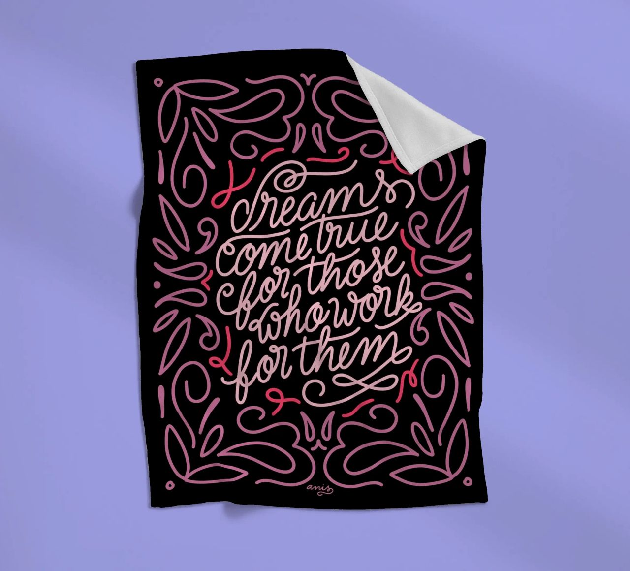 Dreams Come True coperta in pile da anisillustration