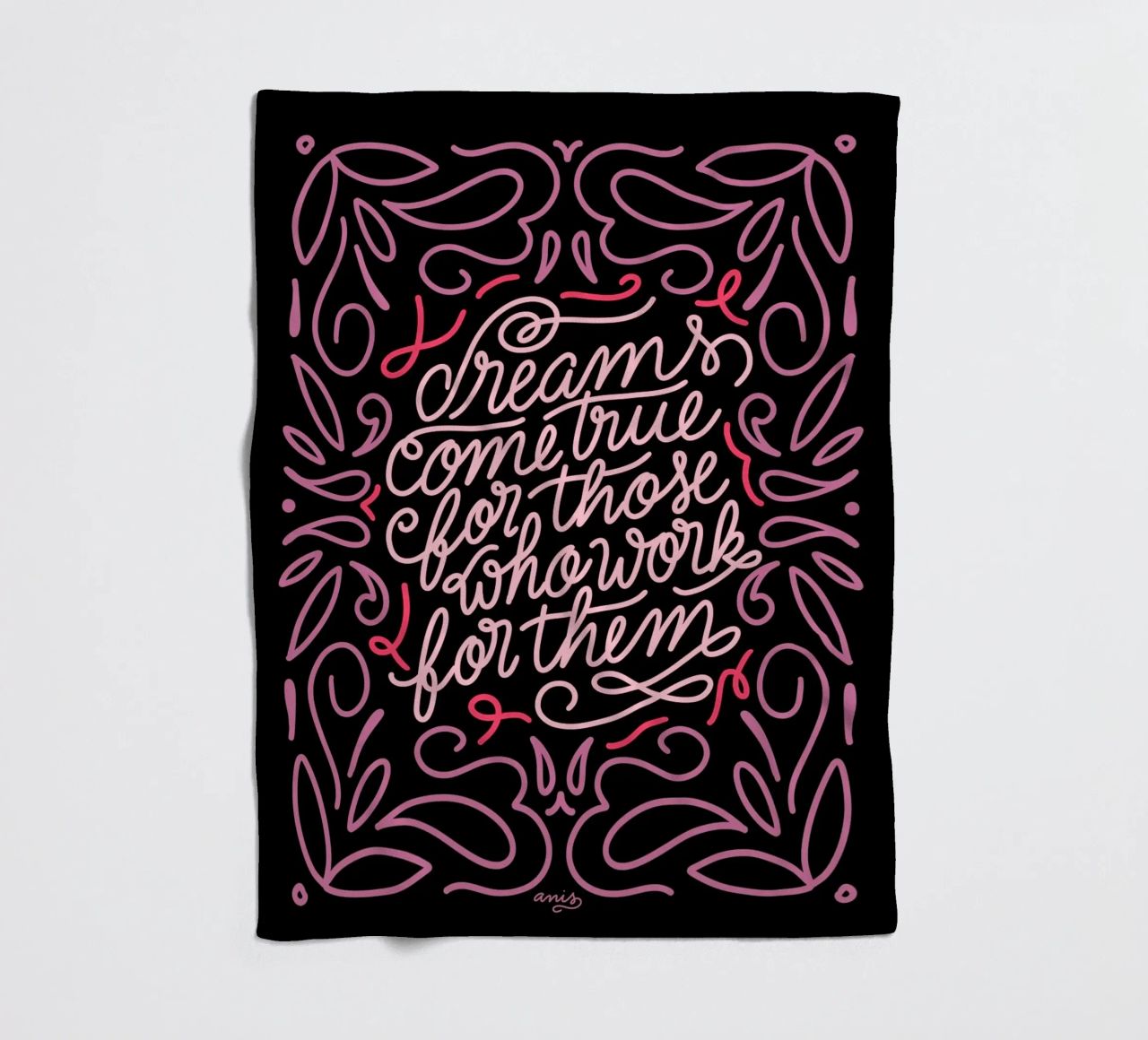 Dreams Come True coperta in pile da anisillustration