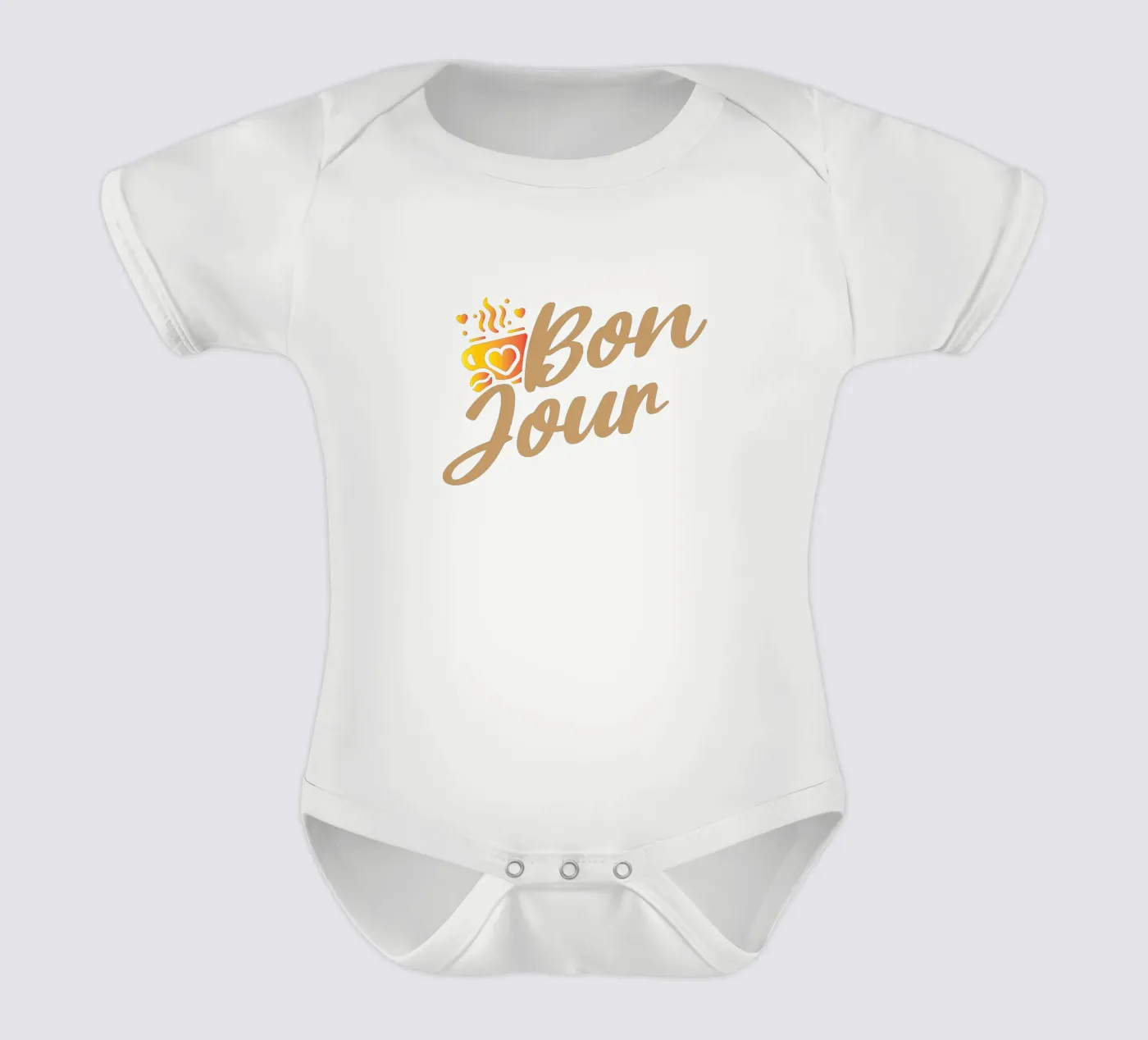 Hello short-sleeve baby romper by Gunawan Rb