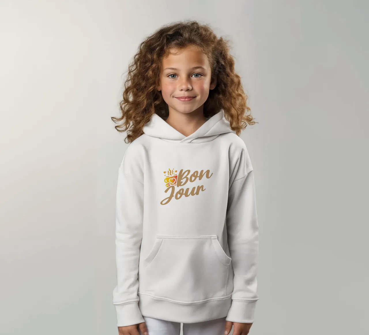 Ciao felpa bambino con cappuccio da Gunawan Rb