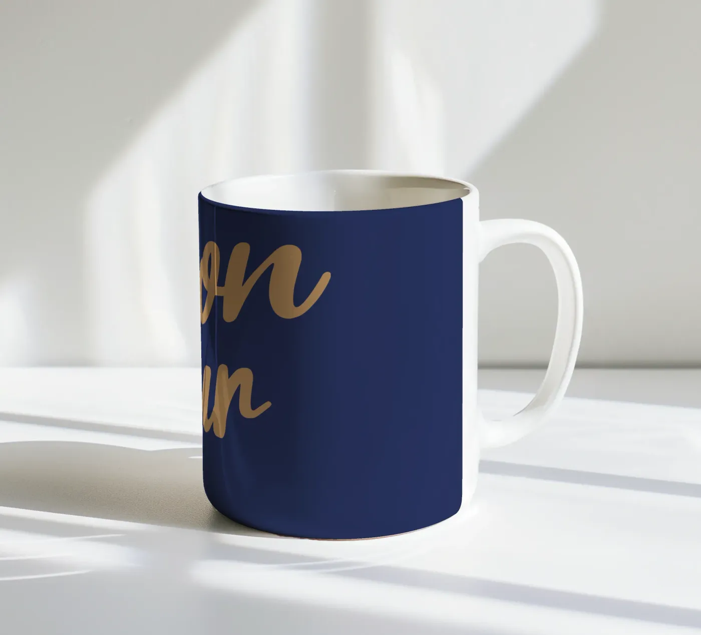 Hello ceramic mug by Gunawan Rb