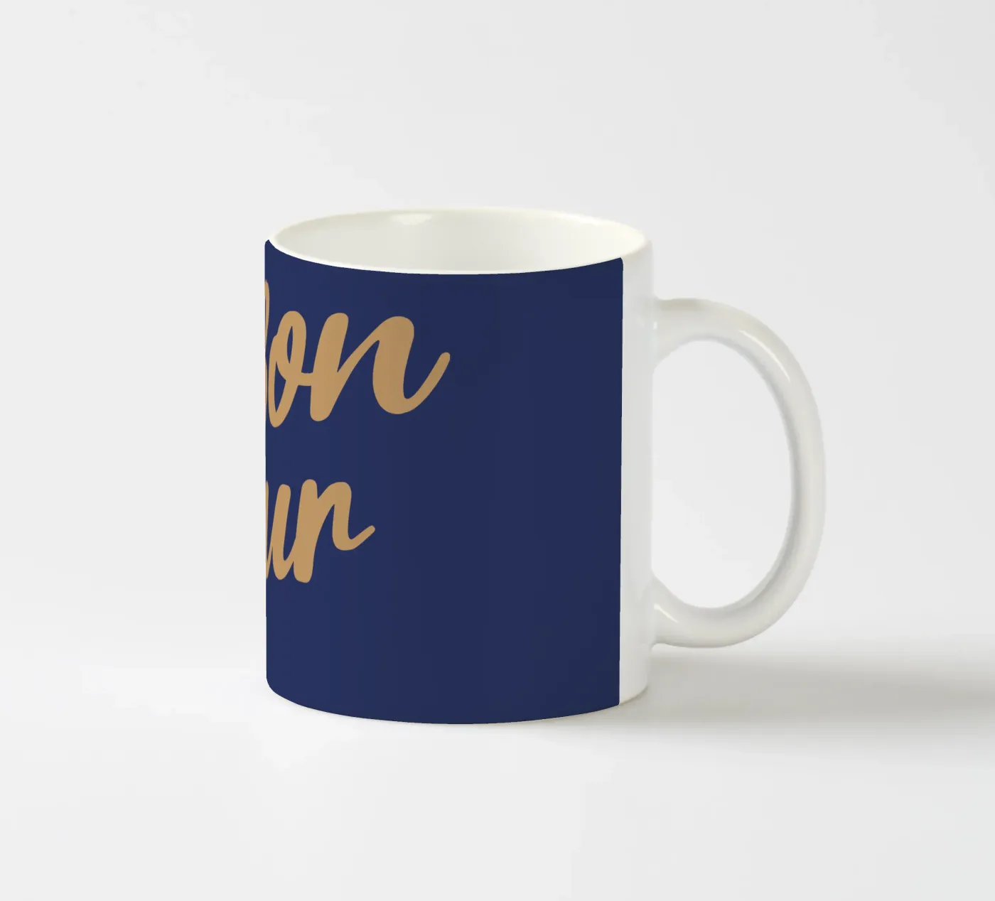 Hello ceramic mug by Gunawan Rb
