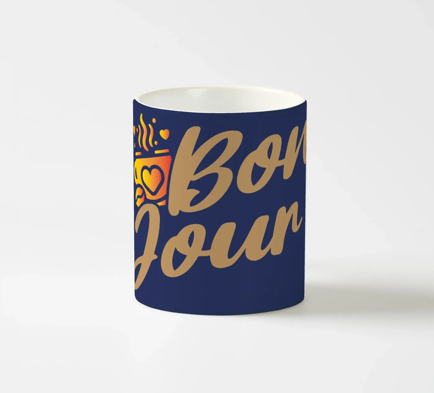 Hello ceramic mug by Gunawan Rb
