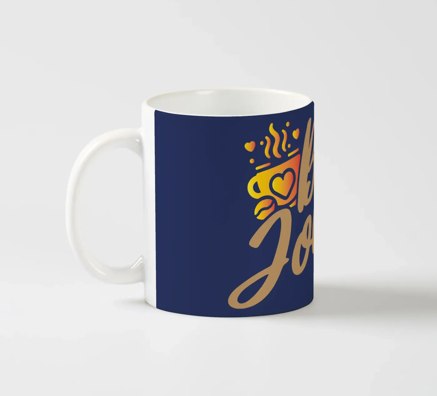 Hello ceramic mug by Gunawan Rb