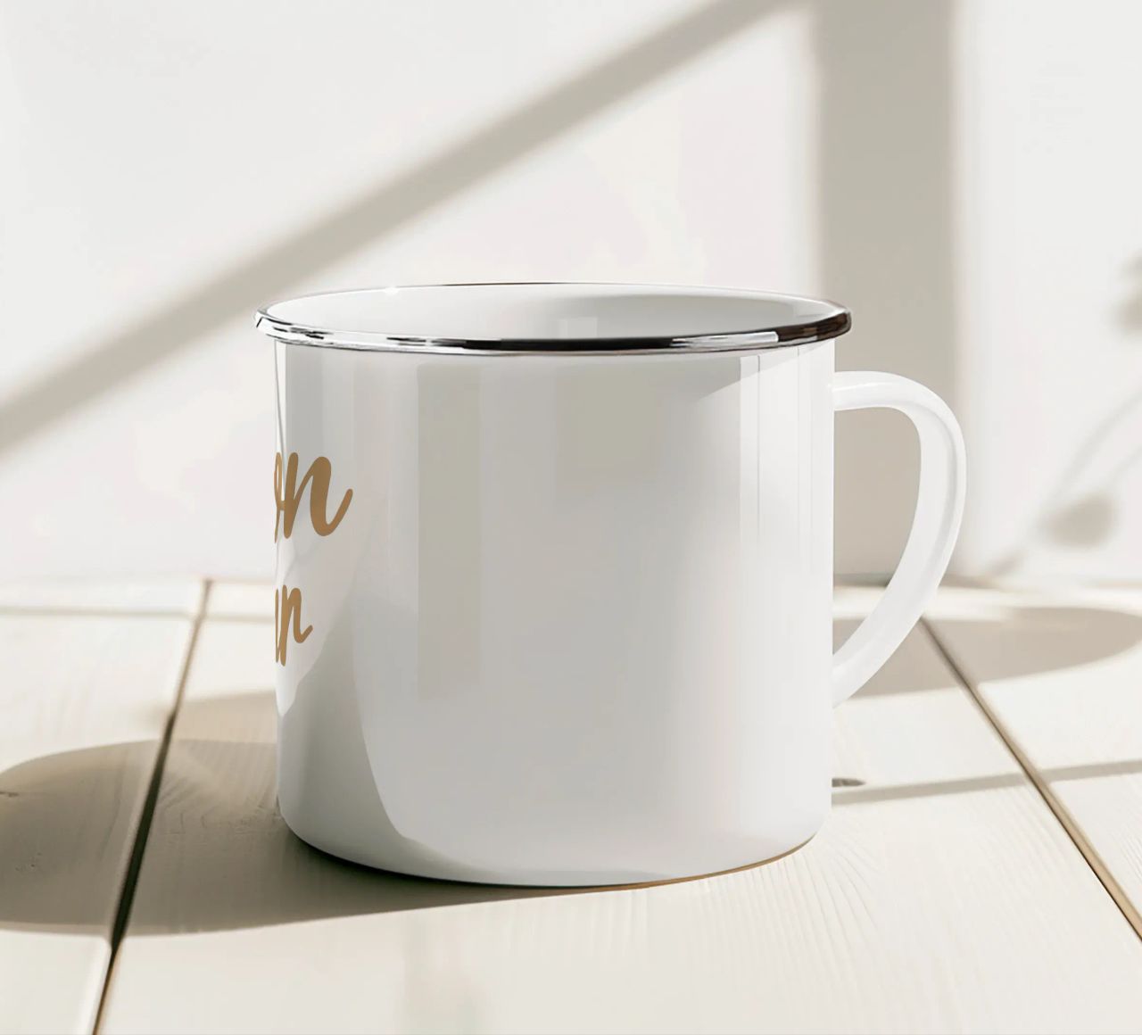 Ciao tazza in smalto da Gunawan Rb