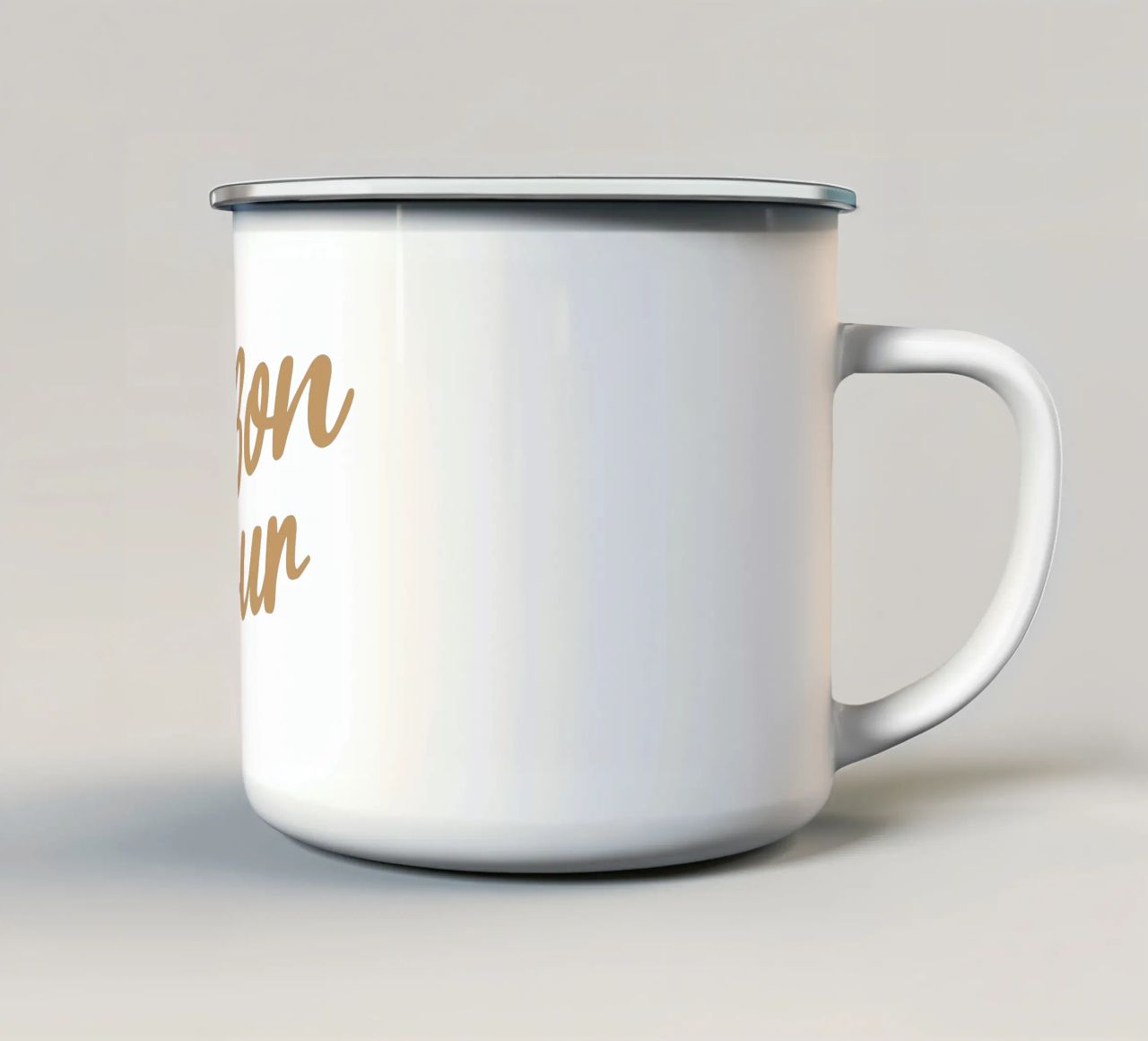Ciao tazza in smalto da Gunawan Rb