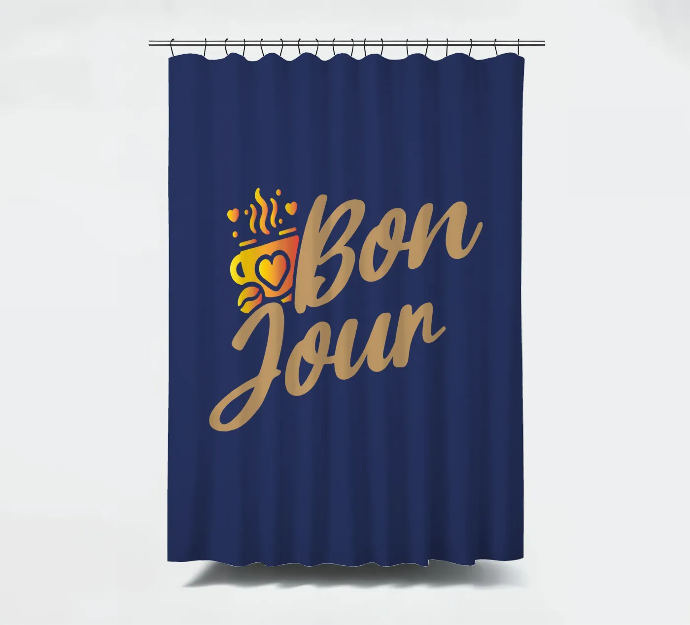 Hello shower curtain by Gunawan Rb