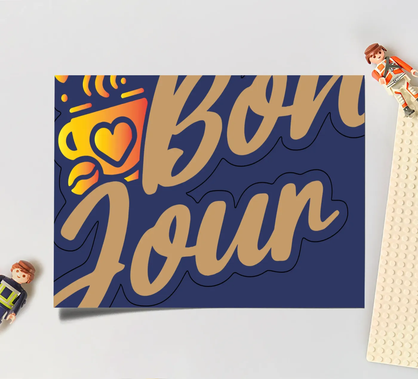 Hello Stickerbogen von Gunawan Rb