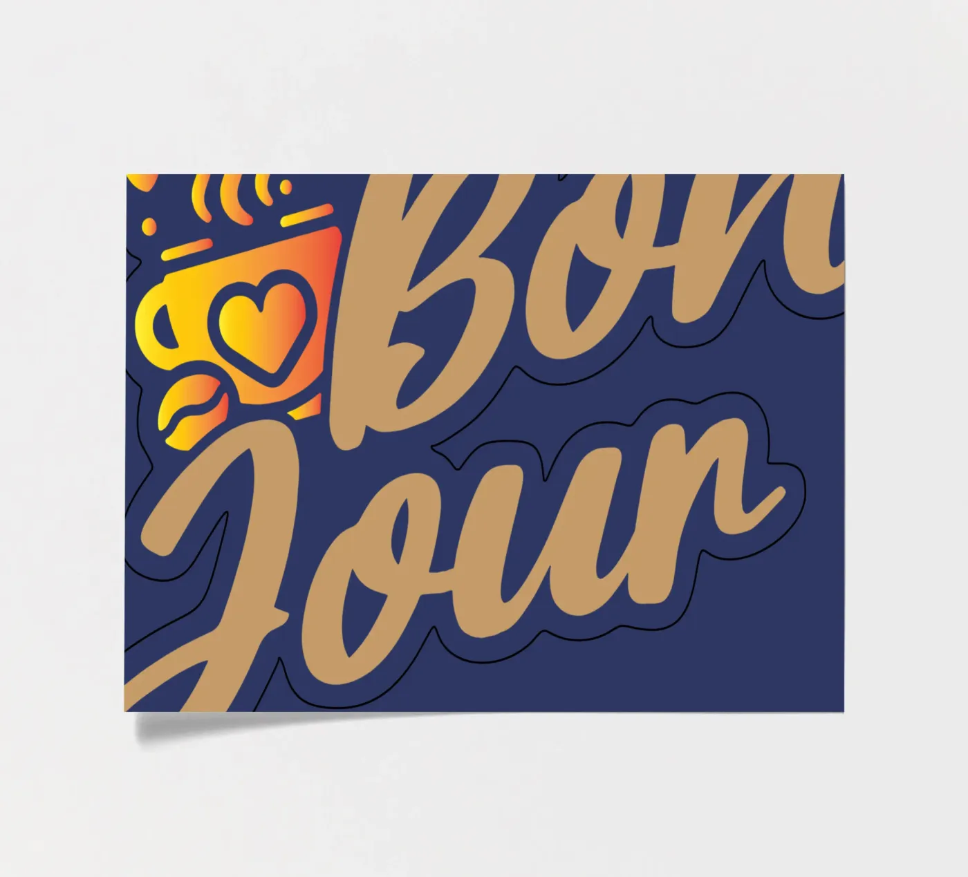 Hello Stickerbogen von Gunawan Rb