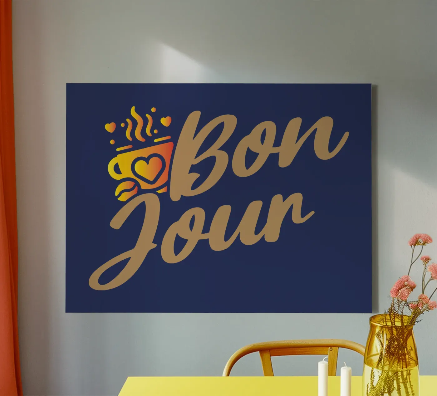 Hello Leinwand von Gunawan Rb