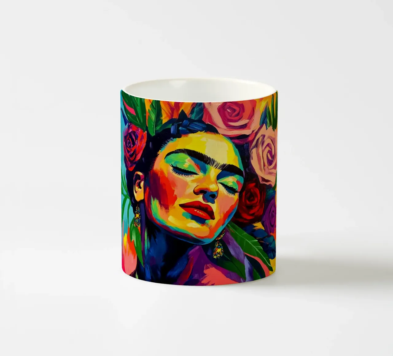 L'abbraccio floreale tazza in ceramica da Modern Muse