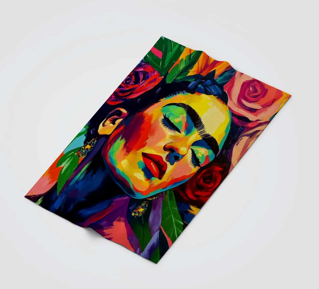 L'abbraccio floreale coperta in pile da Modern Muse