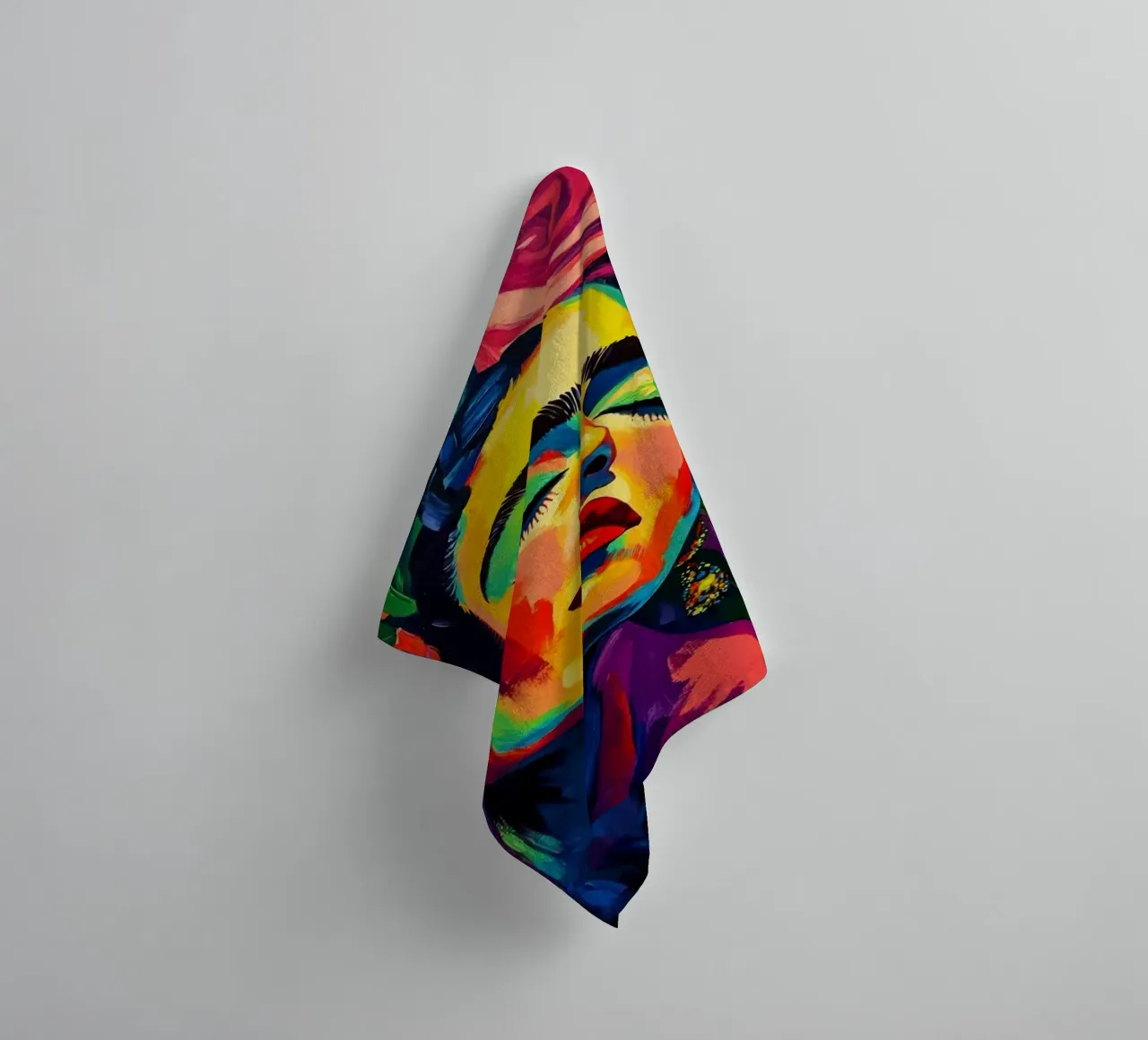L'abbraccio floreale asciugamano da bagno da Modern Muse