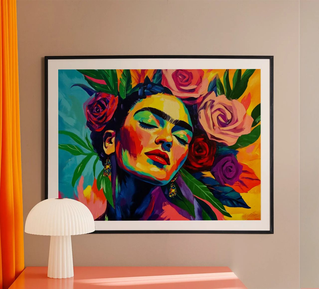 Die florale Umarmung Poster von Modern Muse