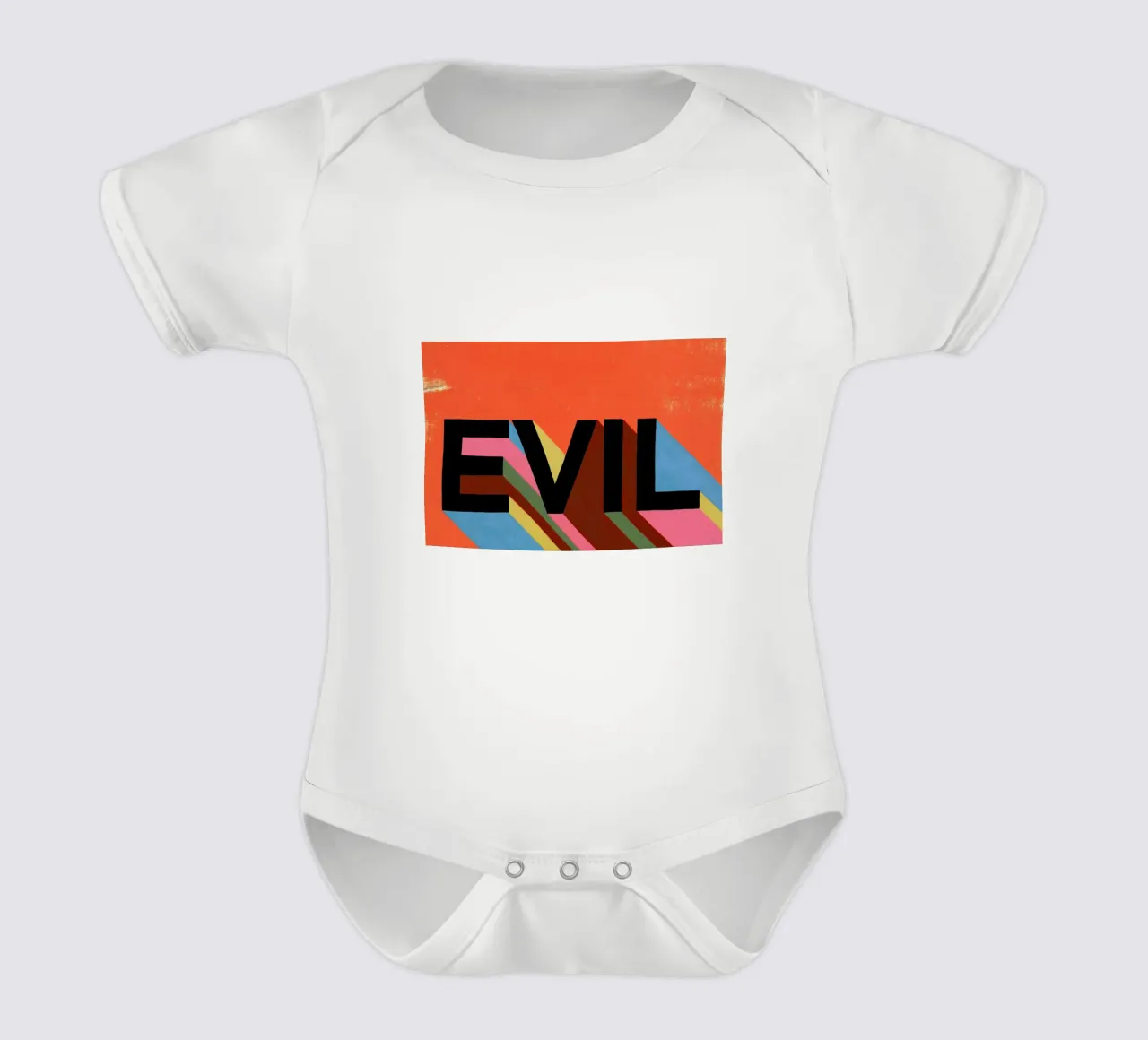 Evil Kurzarm Babybody von Famous When Dead