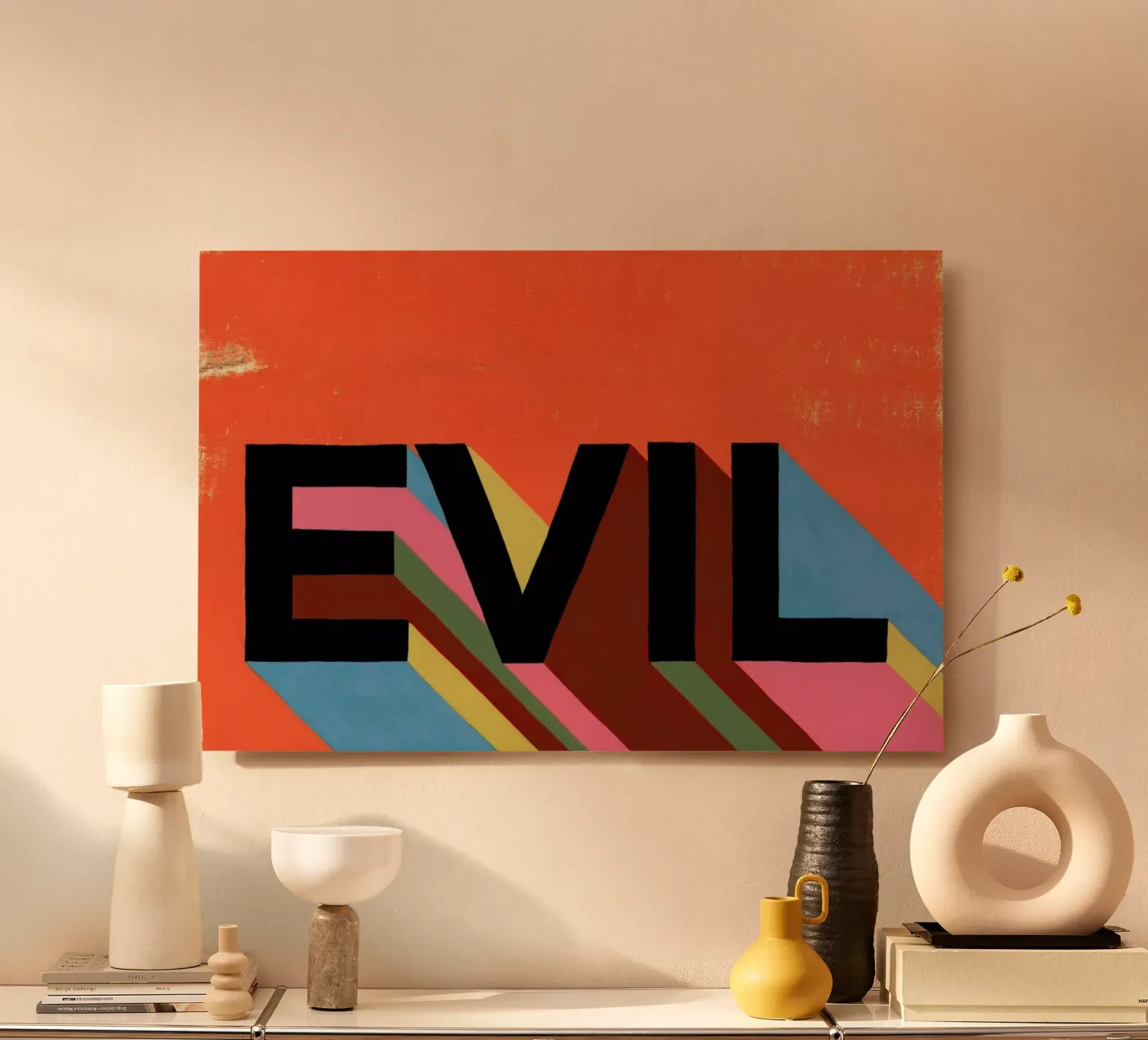Evil alluminio dibond da Famous When Dead