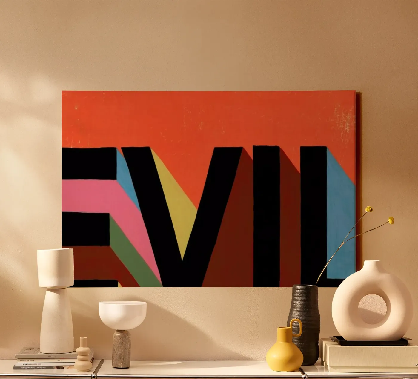 Evil tela da Famous When Dead