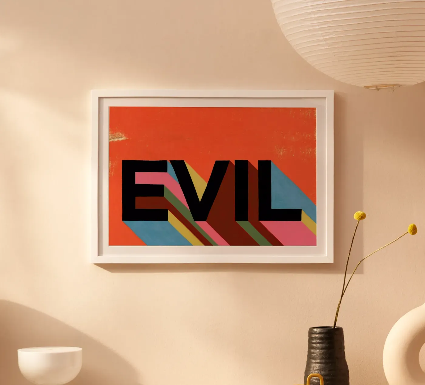 Evil Poster von Famous When Dead