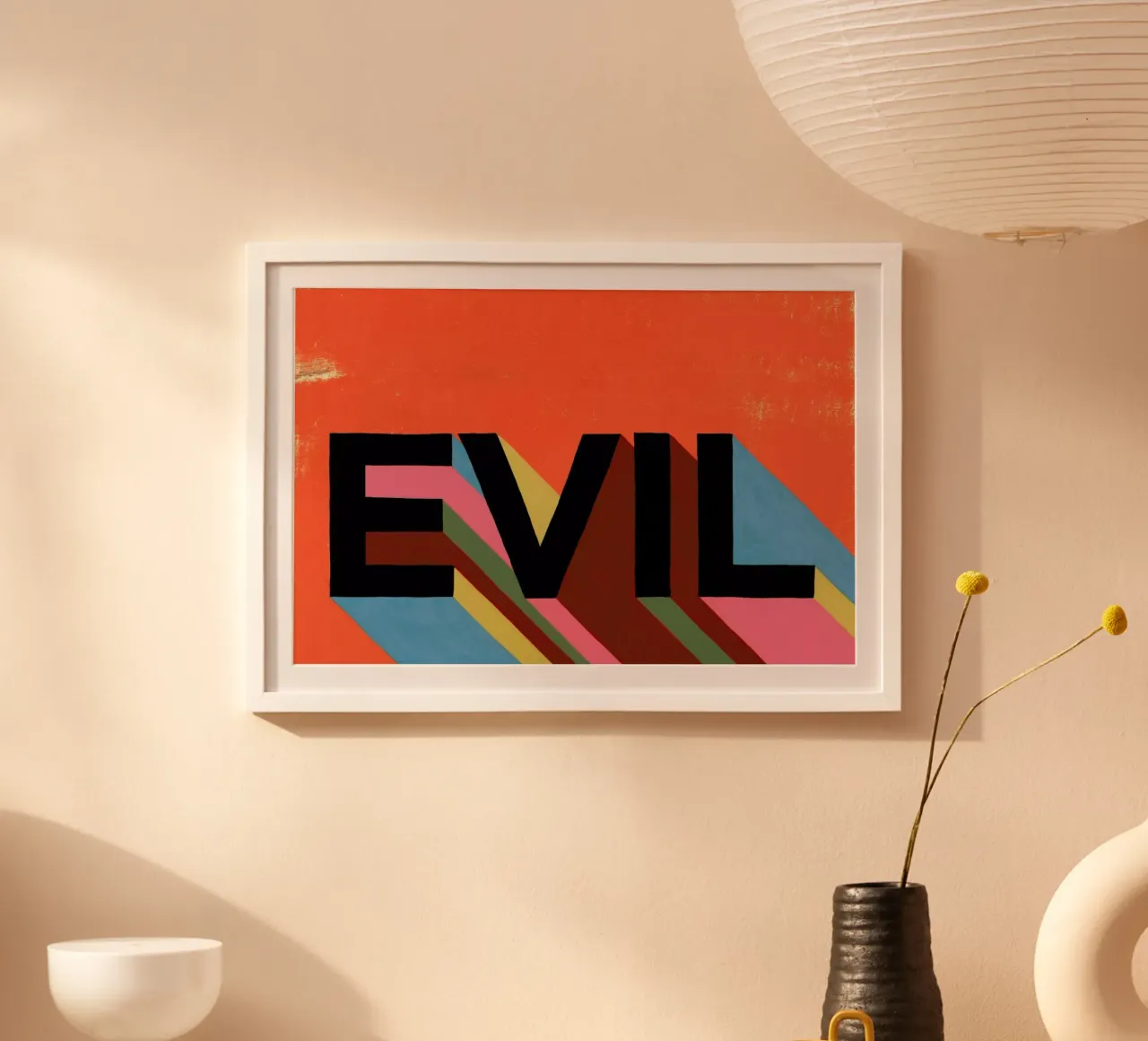 Evil poster by Famous When Dead