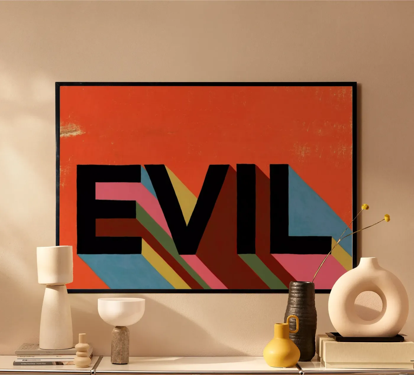 Evil Poster von Famous When Dead