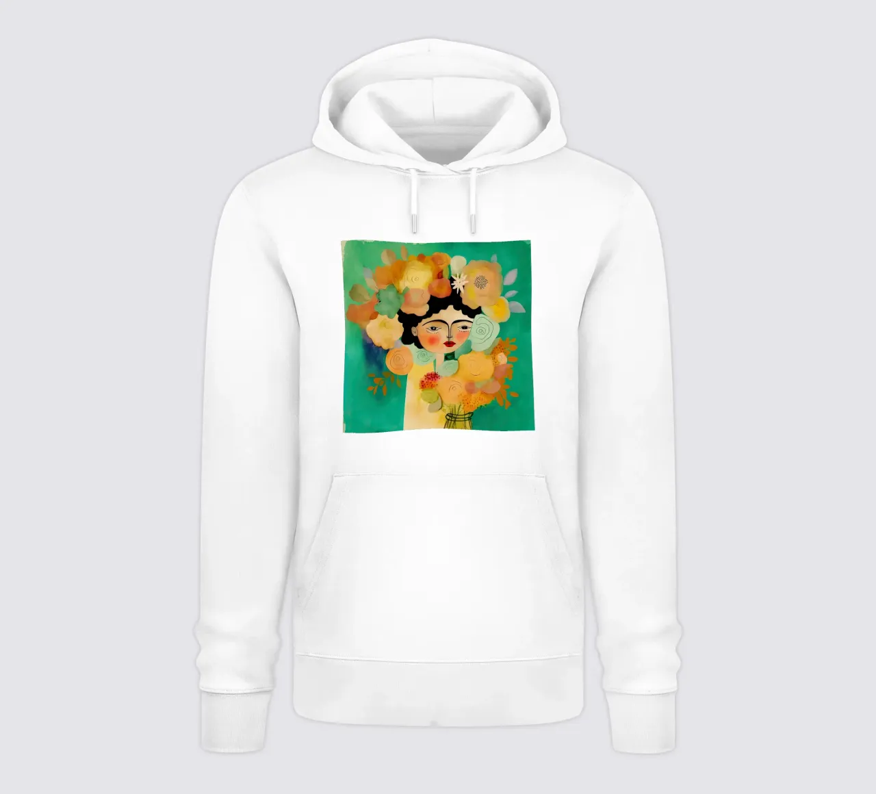 Sussurri del fiore felpa con cappuccio da Modern Muse