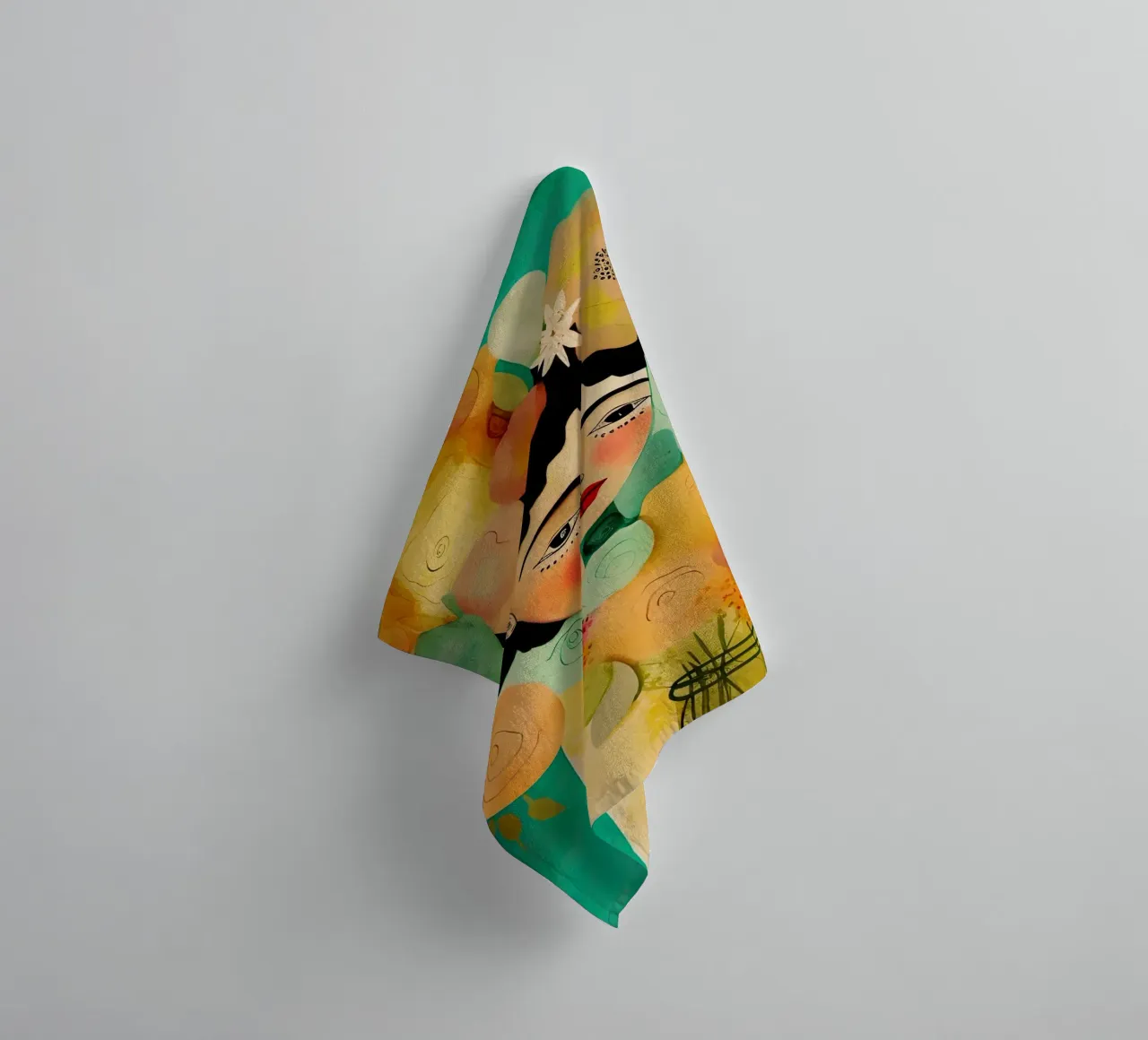 Sussurri del fiore asciugamano da bagno da Modern Muse