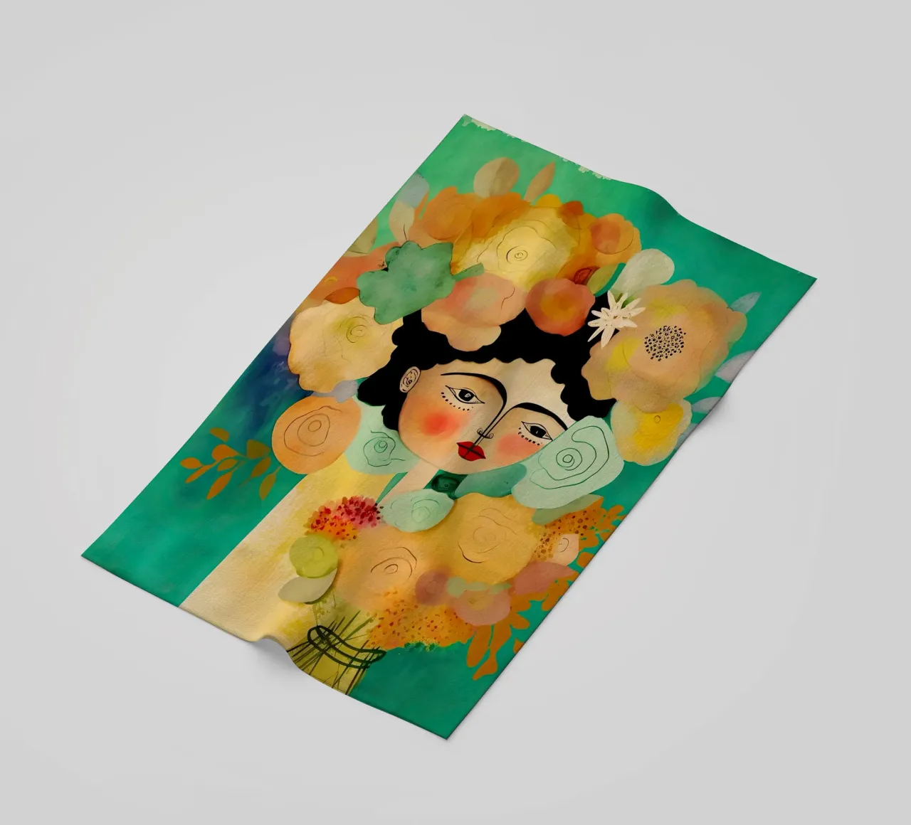 Sussurri del fiore telo mare da Modern Muse