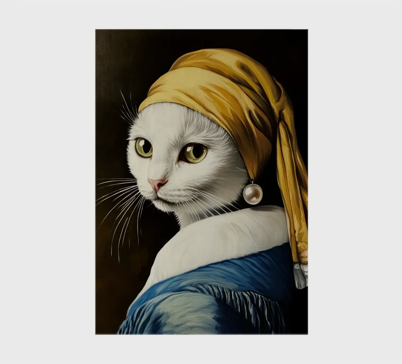 The Cat with the Pearl Earring notebook by Modern Muse