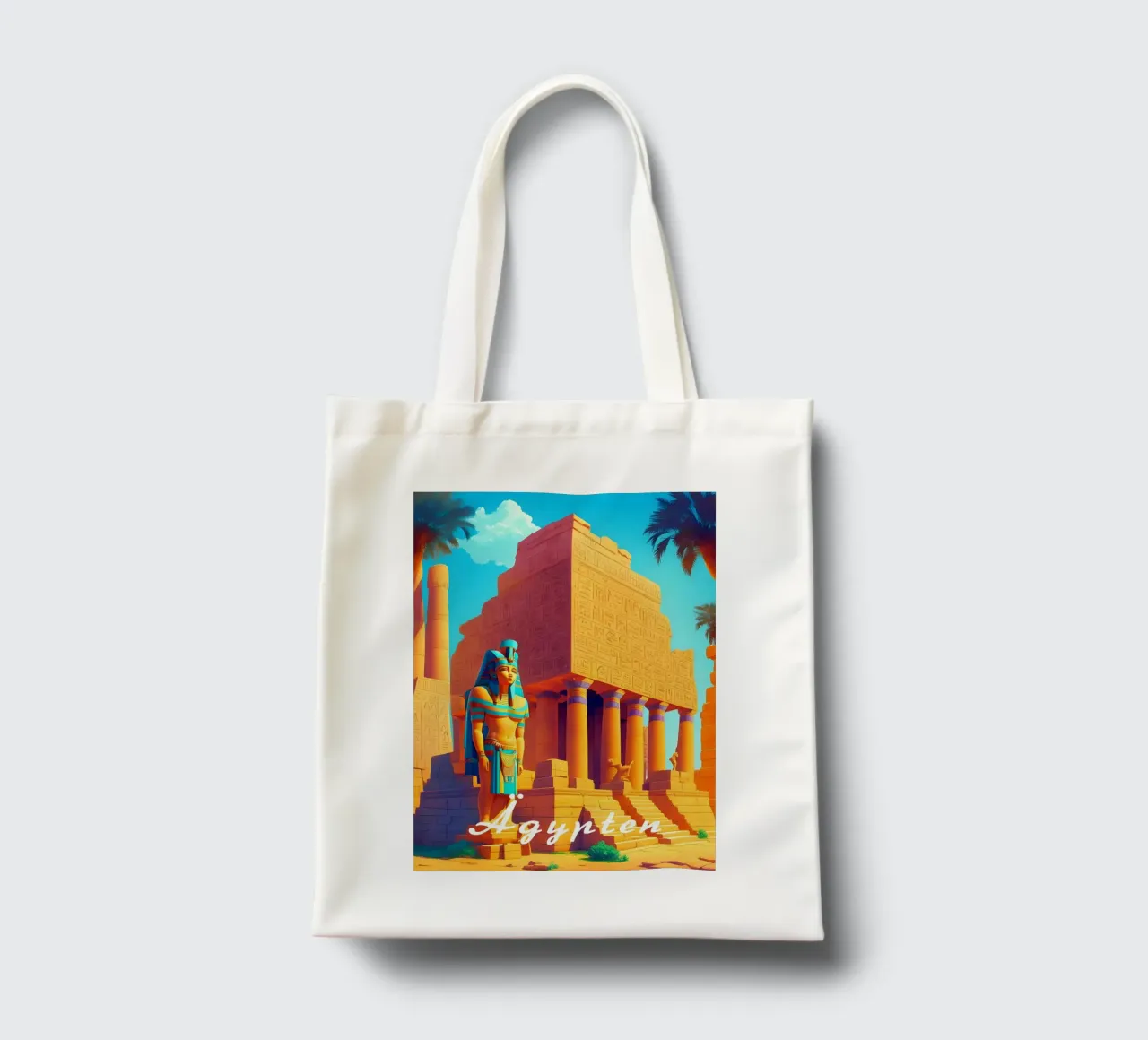 Egitto borsa in juta da Charnwood Prints