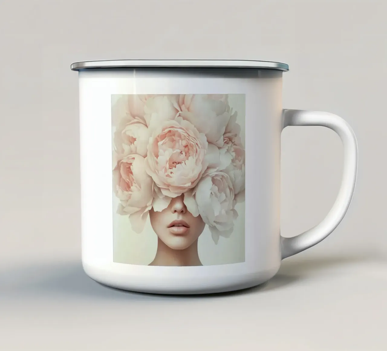 Grazia in fiore tazza in smalto da Modern Muse