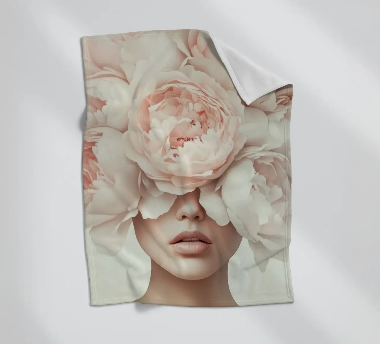 Grazia in fiore coperta in pile da Modern Muse