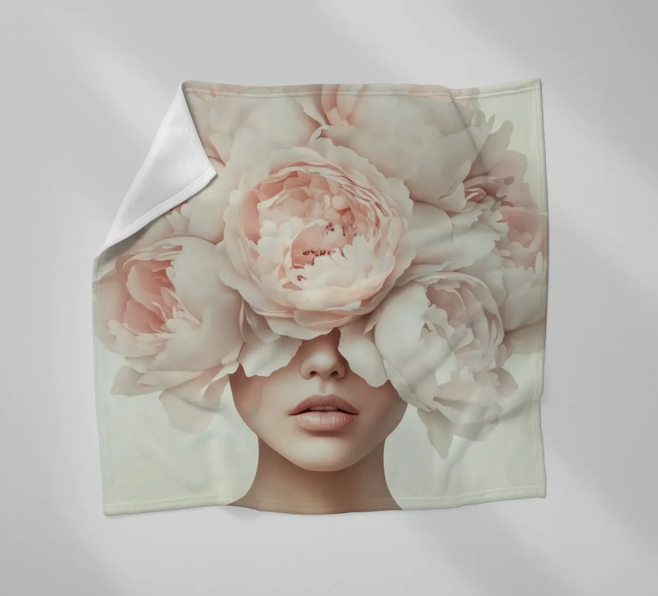 Grazia in fiore coperta in pile da Modern Muse