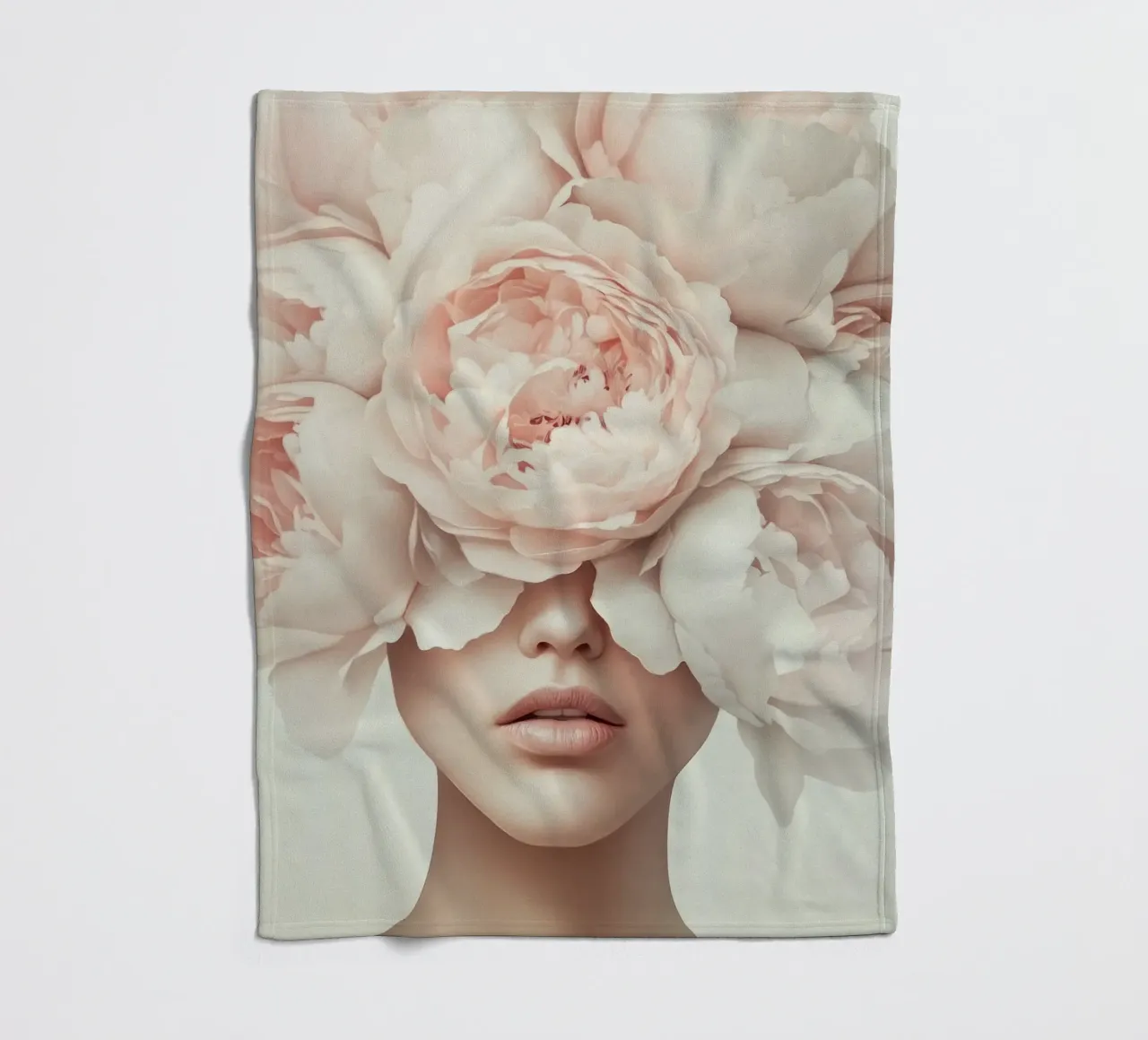 Grazia in fiore coperta in pile da Modern Muse