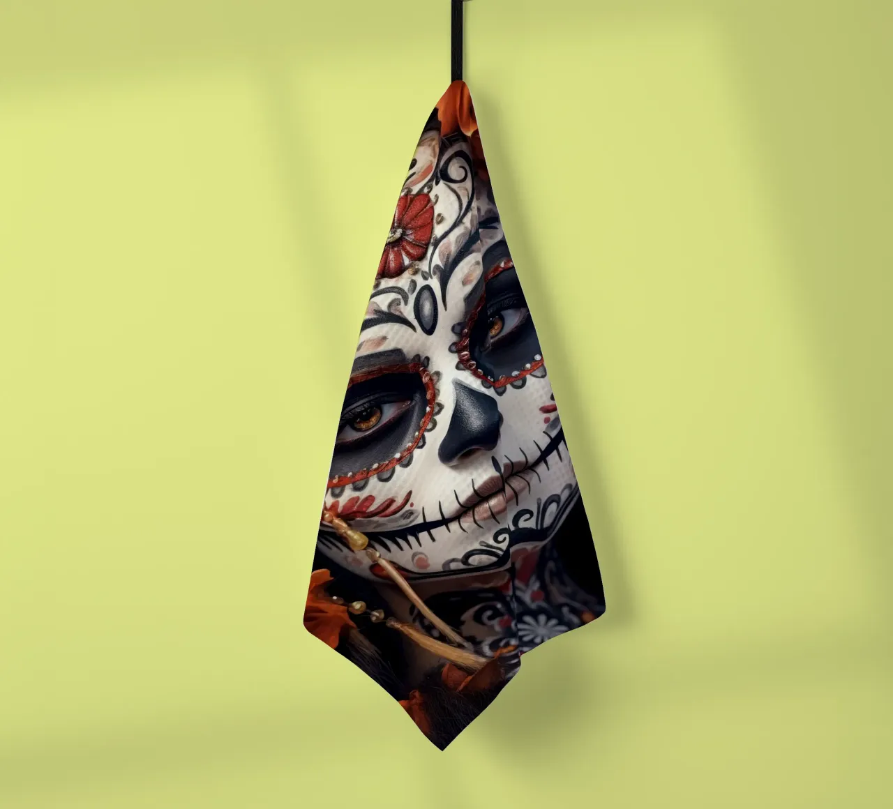 La Catrina Skull canovaccio da cucina da Lootprint
