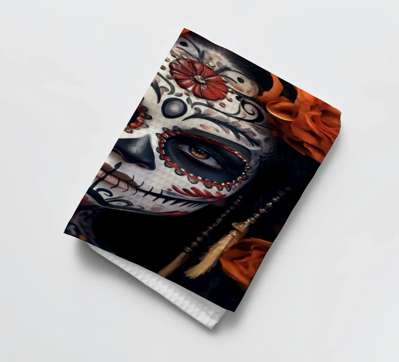 La Catrina Skull canovaccio da cucina da Lootprint