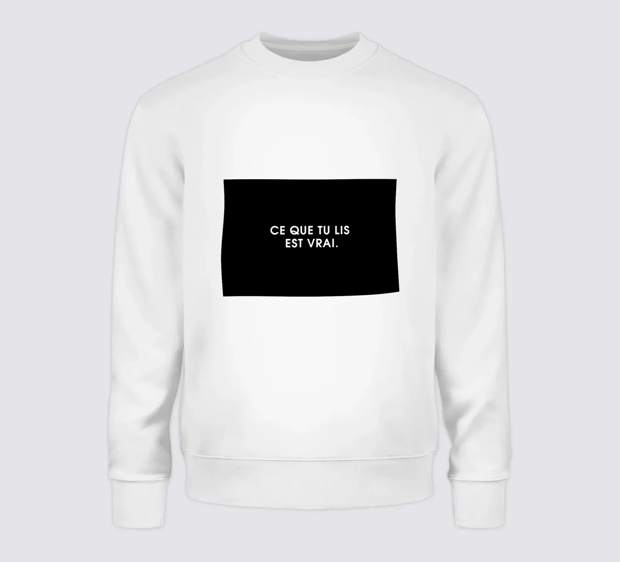 Ce que tu lis est vrai - Black felpa da Intertitres