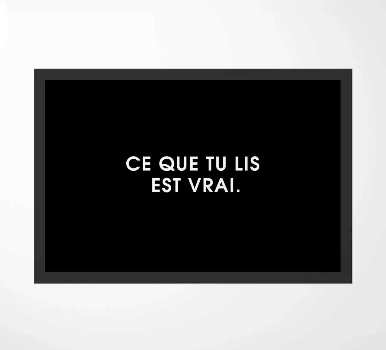 Ce que tu lis est vrai - Black zerbino da Intertitres