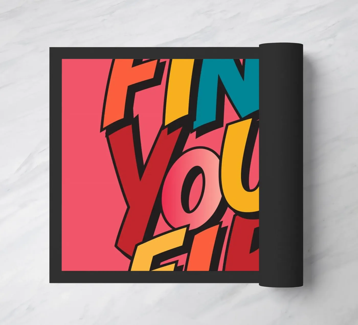 Find Your Fire doormat by Gaite