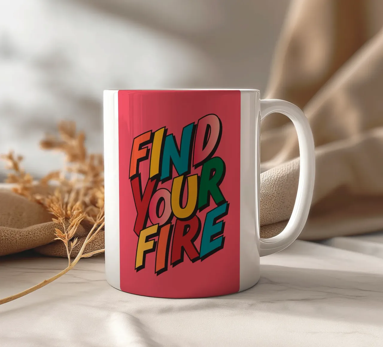 Trova il tuo fuoco tazza in ceramica da Gaite